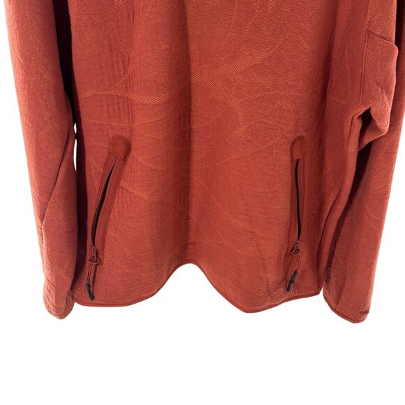 Nike Tech Pack Orange Therma Fit ADV Engineered Pullover Hoodie Sweatshirt - Picture 6 of 12